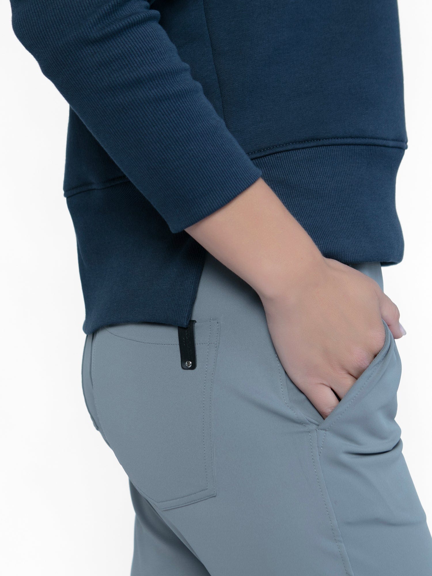 Inemergence Pima Fleece Bishop Sleeve Crewneck Sweatshirt - Ivory